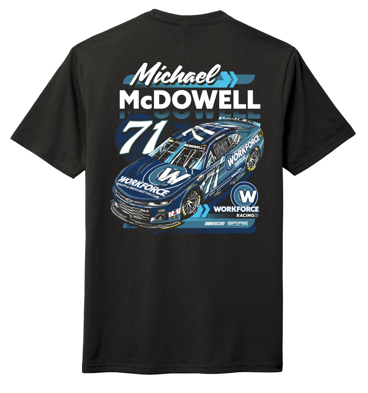 #71 Michael McDowell Workforce T-Shirt 2026