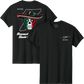 #7 Daniel Suárez Spire Motorsports Lifestyle T-Shirt (White & Black)