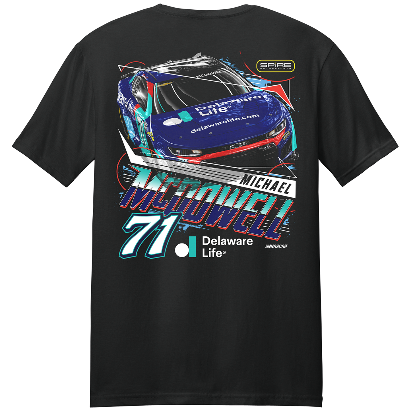 #71 Michael McDowell Delaware Life T-Shirt