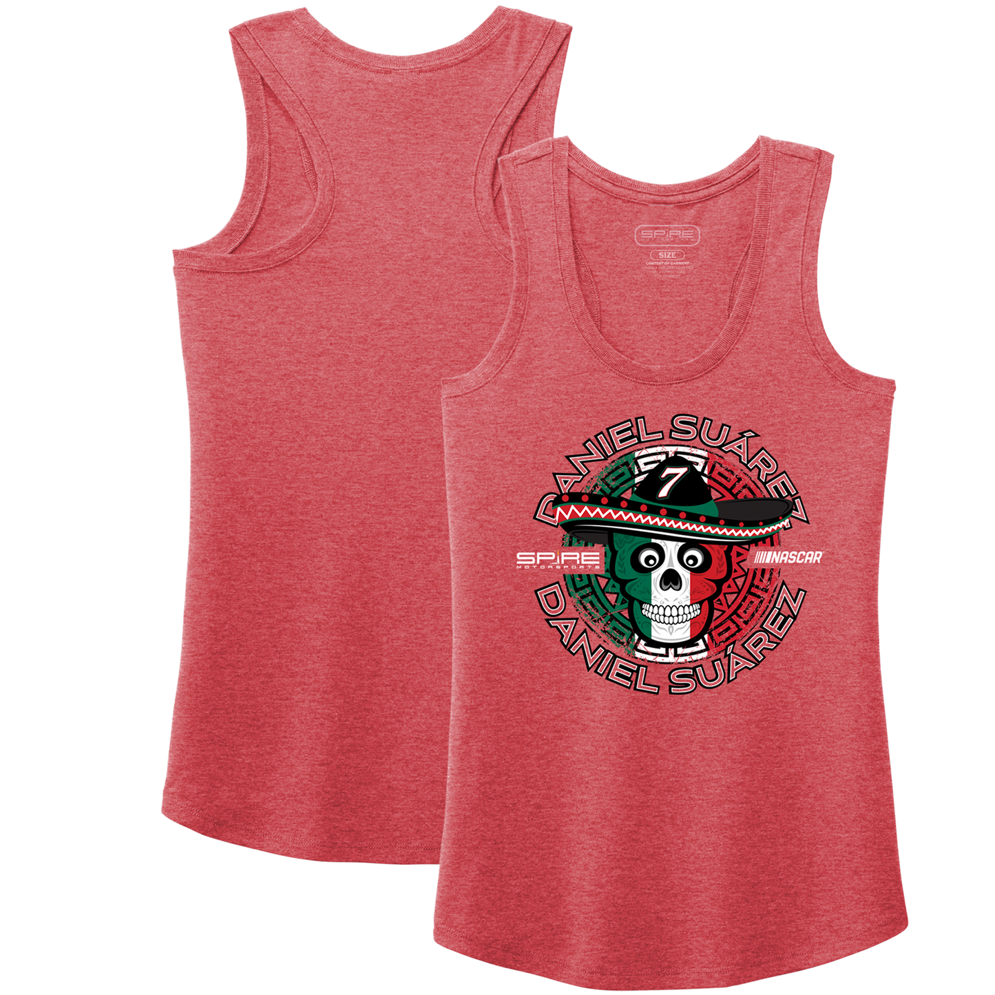 #7 Daniel Suárez Ladies Tank Top