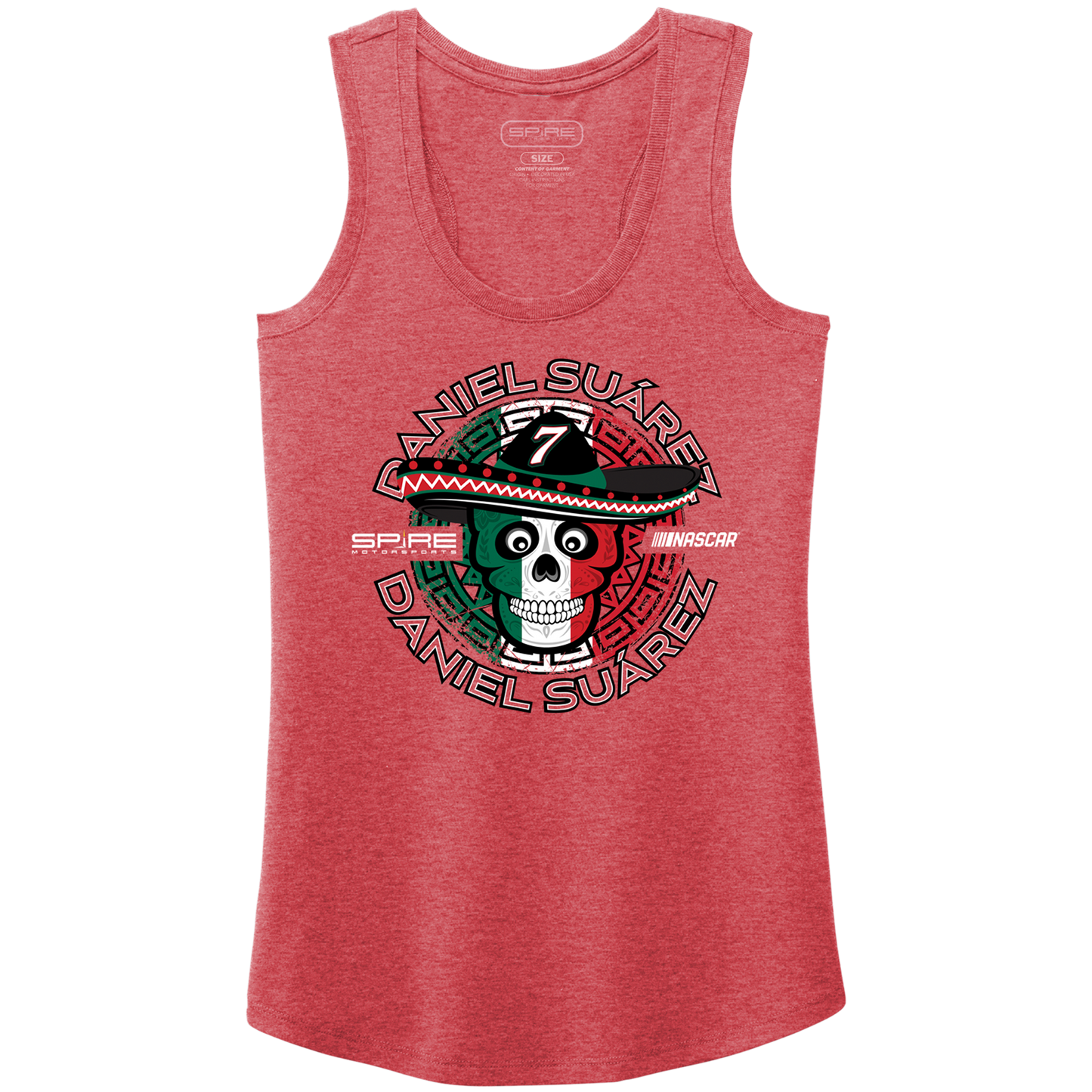 #7 Daniel Suárez Ladies Tank Top