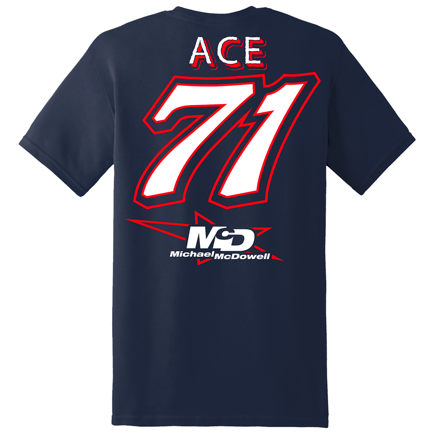 #71 Michael McDowell Modo Casino "ACE" T-Shirt 2026
