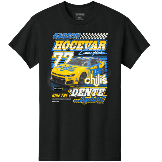 #77 Carson Hocevar Chili's® Throwback T-Shirt 2026
