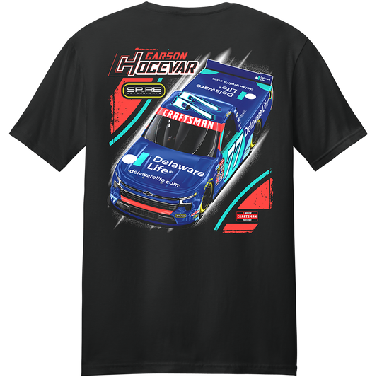#77 Carson Hocevar NCTS Delaware Life T-Shirt 2026
