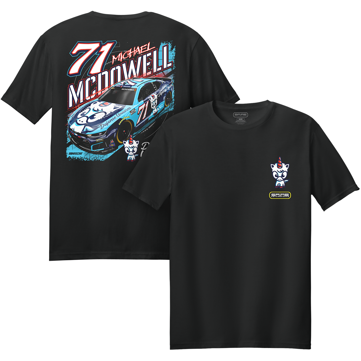 #71 Michael McDowell Defense Unicorns T-Shirt 2026