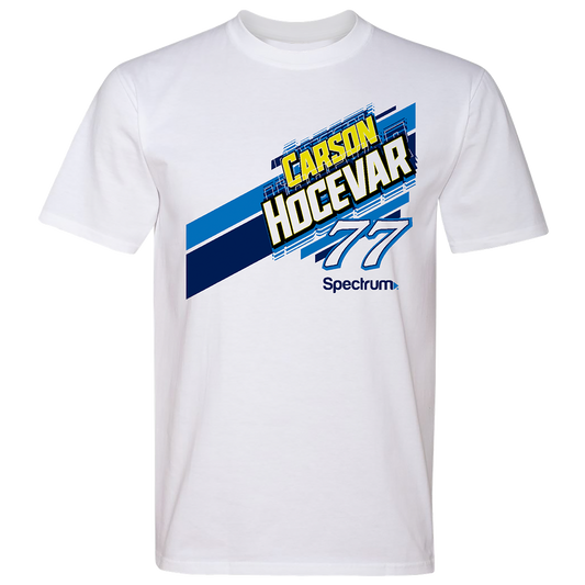 #77 Carson Hocevar Spectrum T-Shirt 2026 (White)
