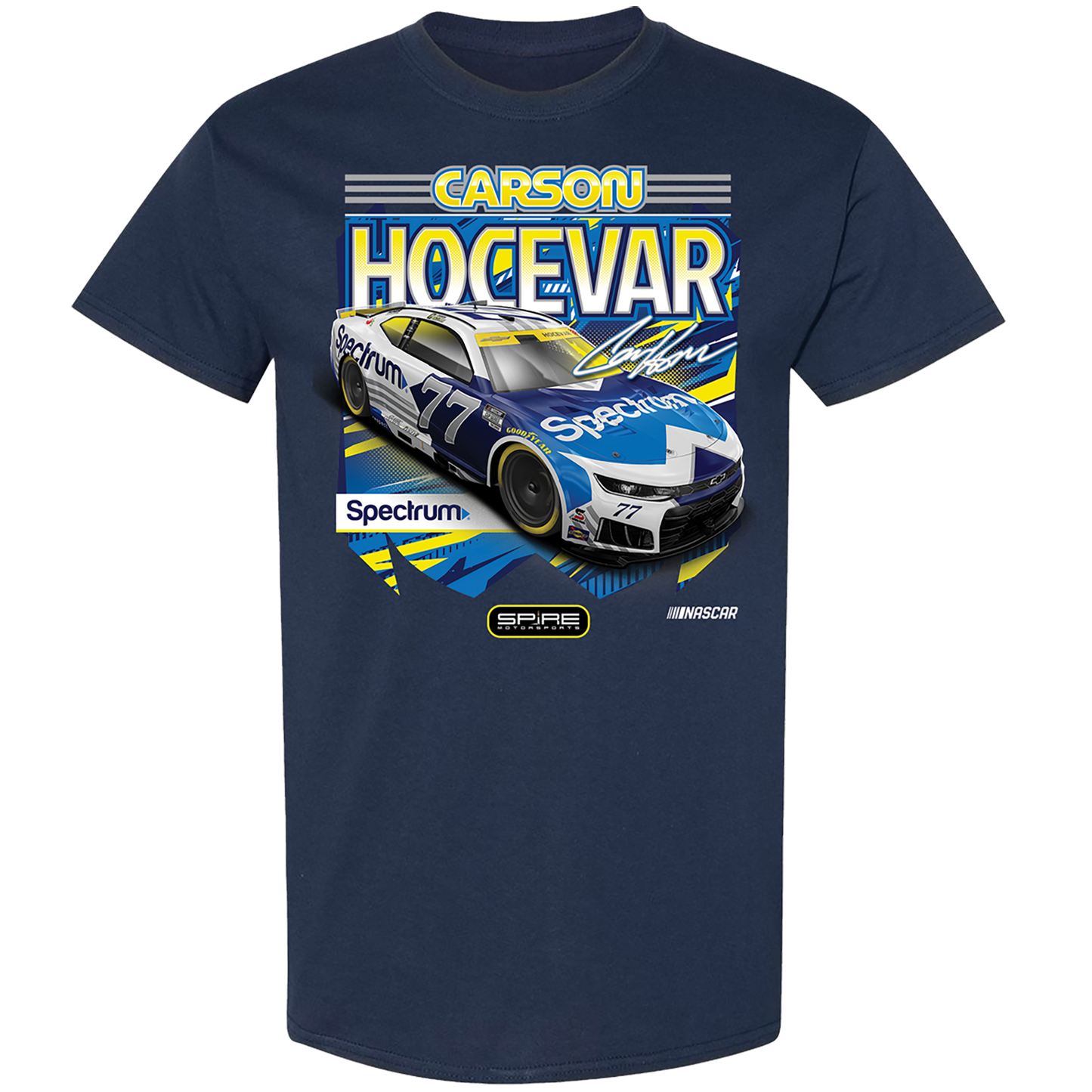 #77 Carson Hocevar Spectrum Chase Scheme T-Shirt 2026