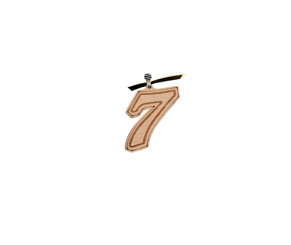 Spire Motorsports #7 Christmas Ornament