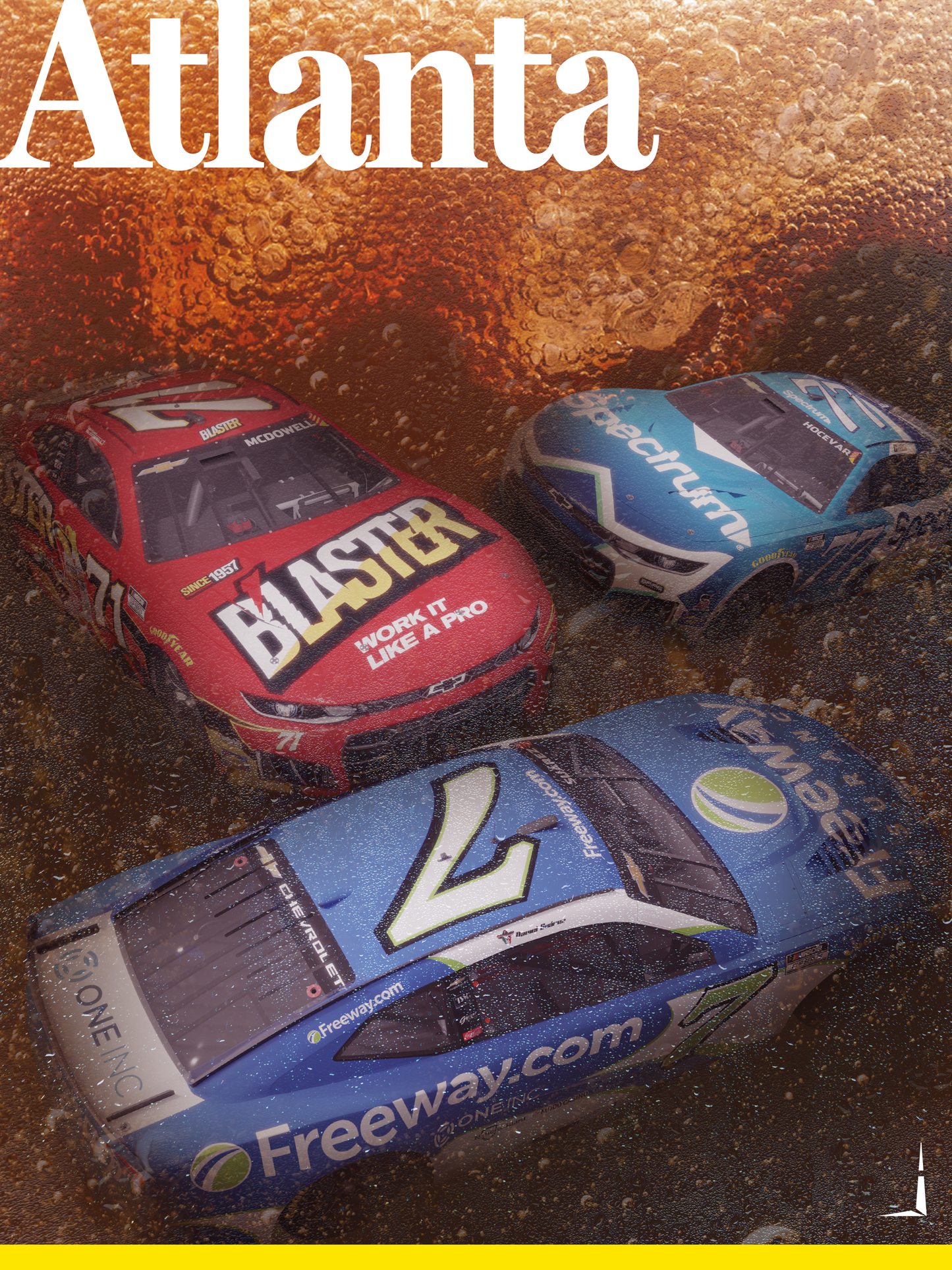 Spire Motorsports Atlanta I Weekend Poster Wall Art