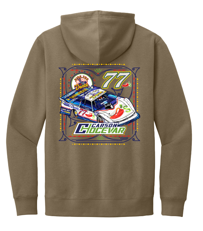 Spire Motorsports Carson Hocevar Chili's Dirt Hoodie