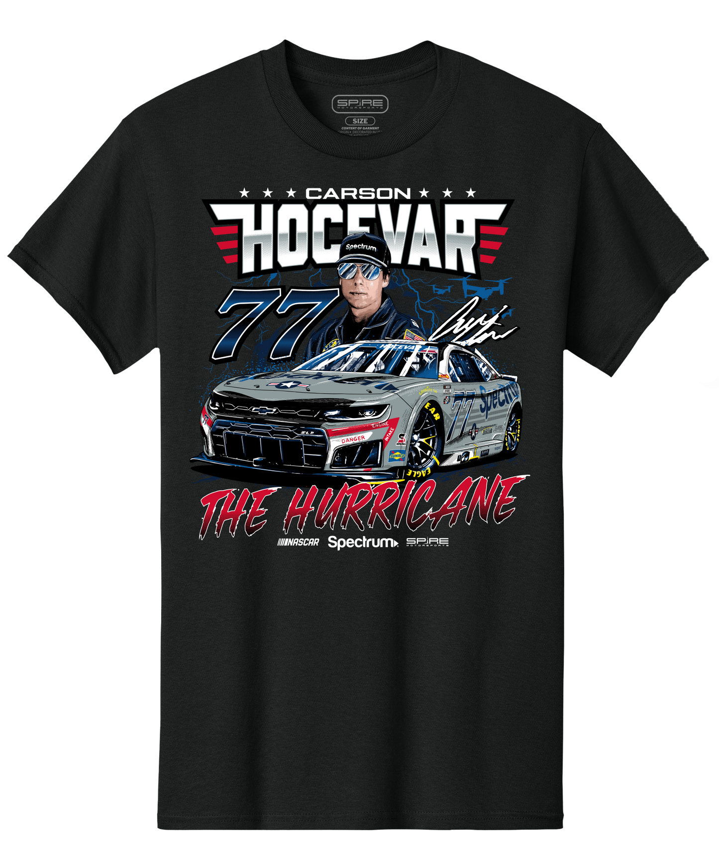 #77 Carson Hocevar Spectrum San Diego T-Shirt