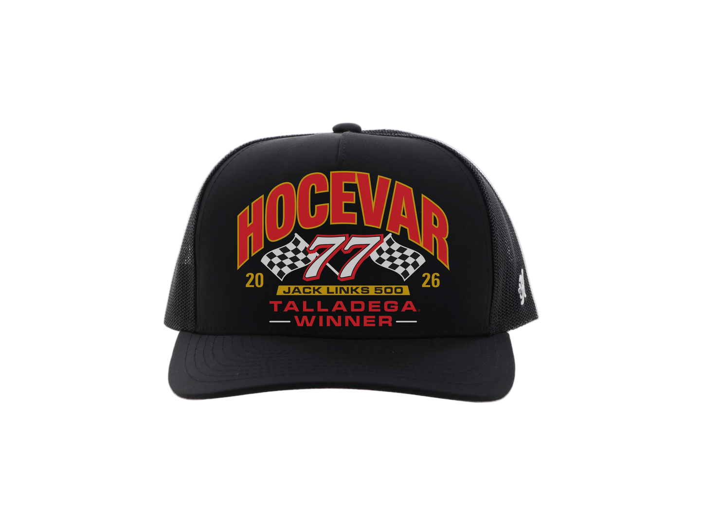 #77 Carson Hocevar Talladega Win Hooey Hat 2026 (Black)