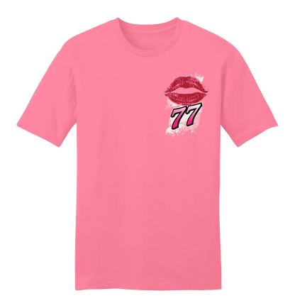 #77 Carson Hocevar Modo Casino T-Shirt 2026 (Pink & White)