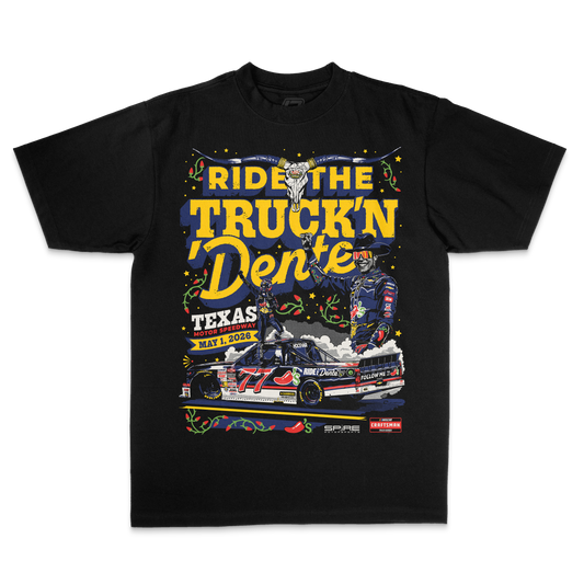 #77 Carson Hocevar Chili's Texas Truck Win T-Shirt 2026