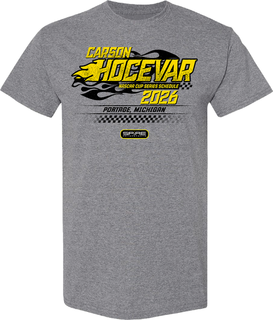 #77 Carson Hocevar 2026 Schedule T-Shirt