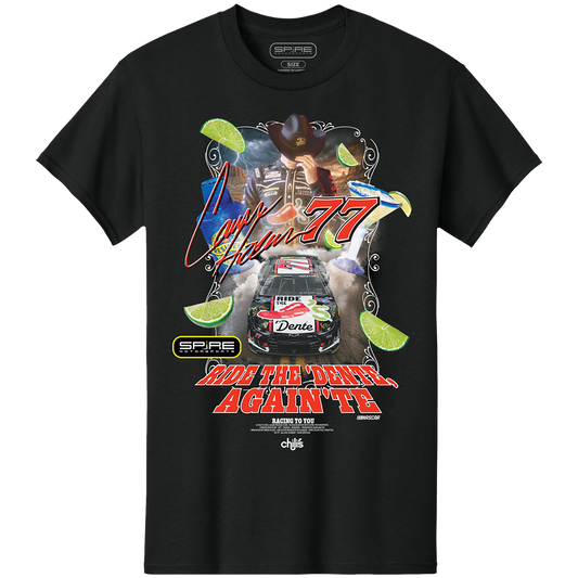 #77 Carson Hocevar Ride the 'Dente™ Again'Te Chili's® T-Shirt 2026