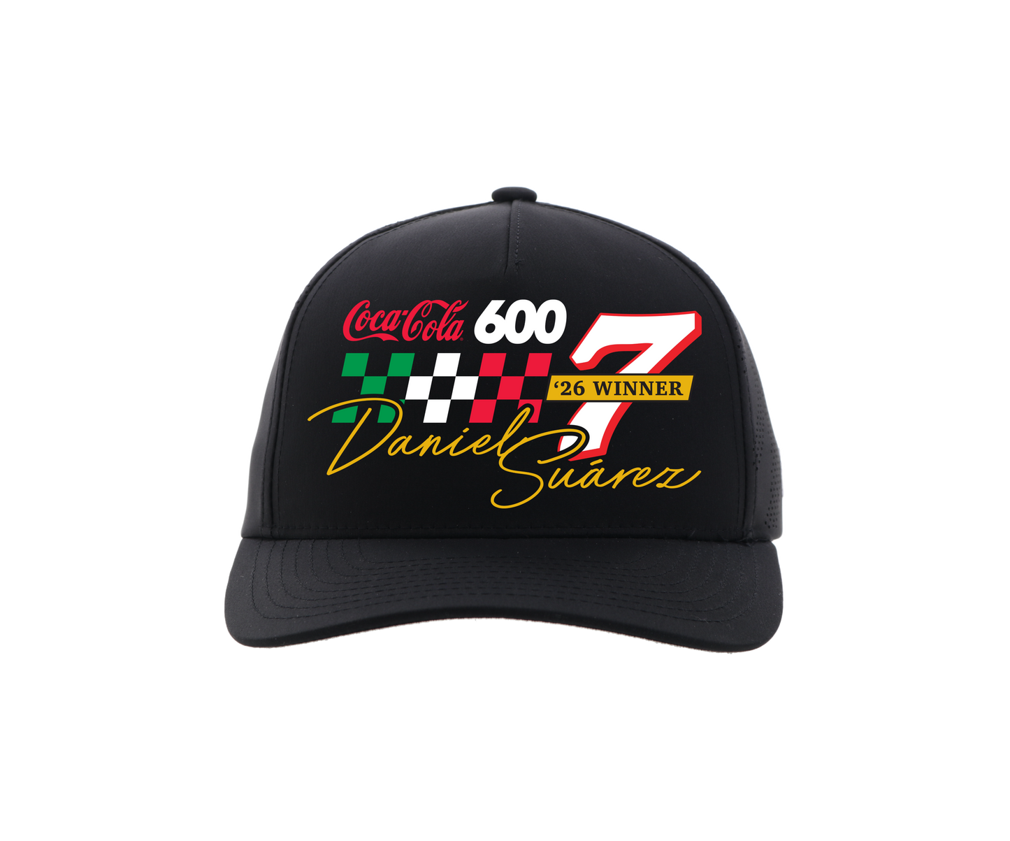 #7 Daniel Suárez Coca-Cola 600 Win Hooey Hat 2026 (Black)