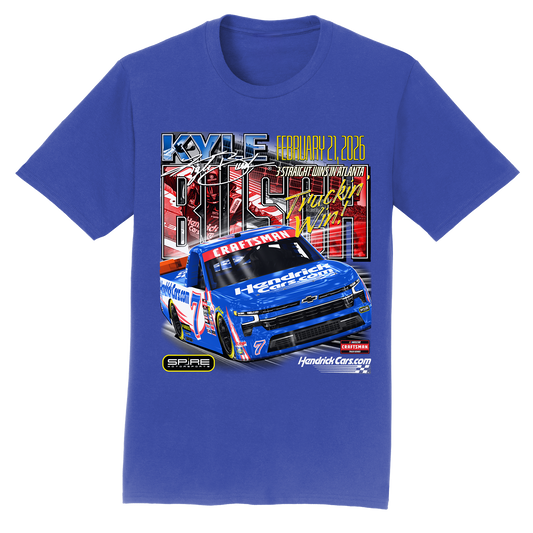 #7 Kyle Busch HendrickCars.com NCTS ATL Win T-Shirt