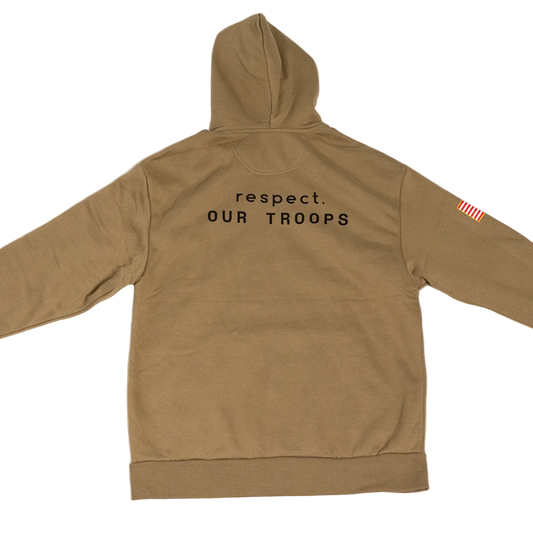 Spire Motorsports respect. Our Troops Hoodie 2026