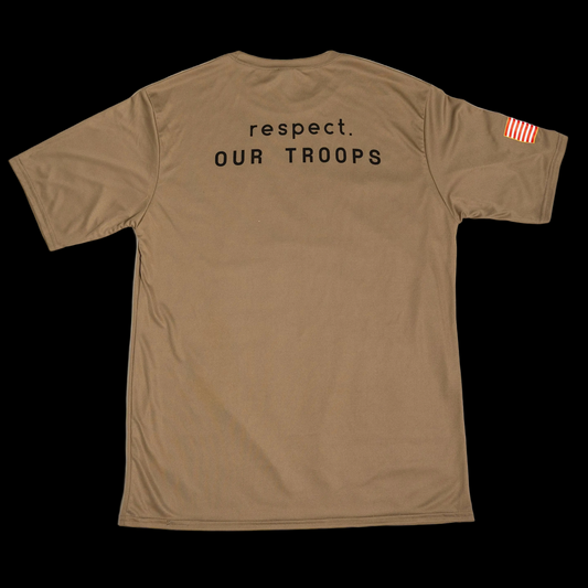 Spire Motorsports respect. Our Troops T-Shirt 2026