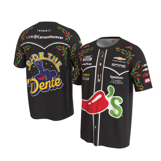 #77 Carson Hocevar Chili's Fire Suit T-Shirt