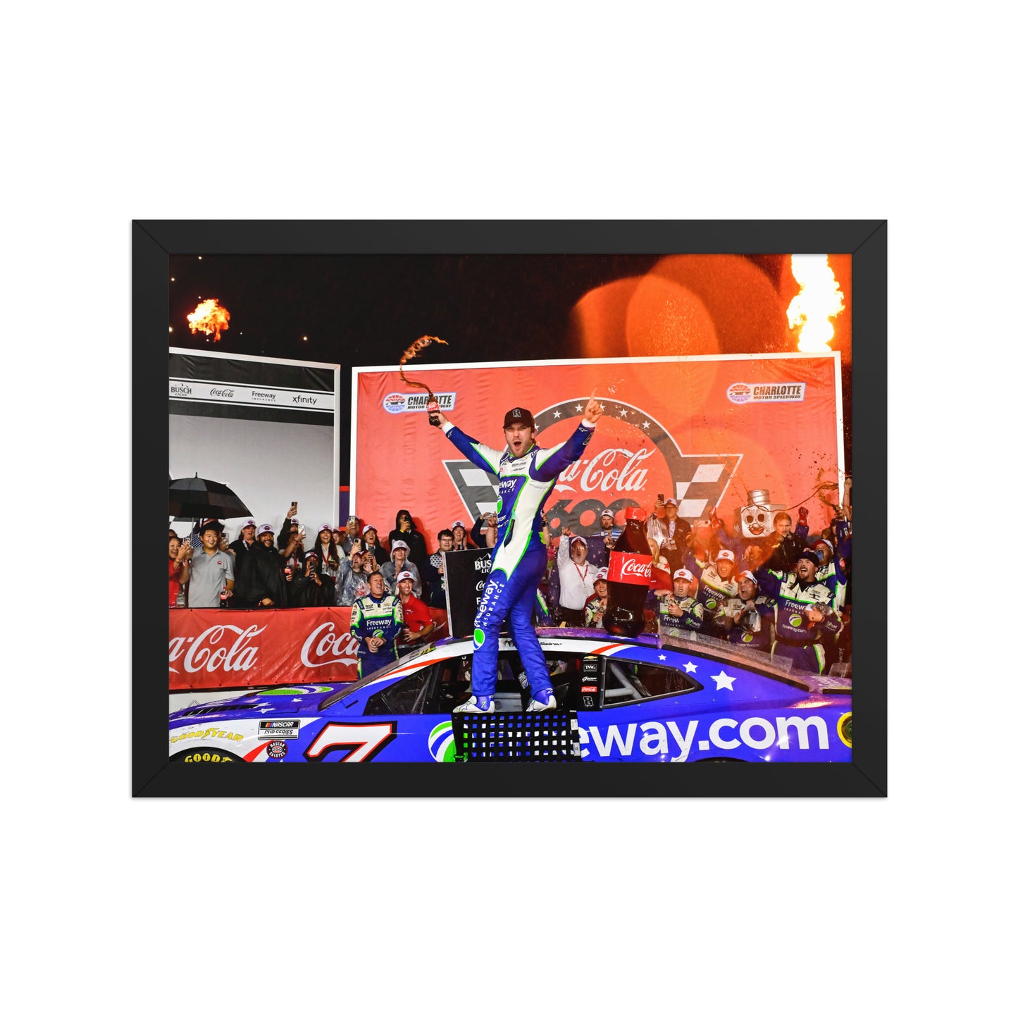Daniel Suarez Coke 600 Victory Wall Art